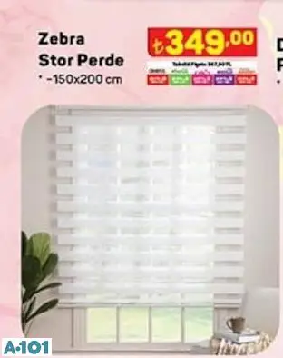 ZEBRA STOR PERDE ZEBRA STOR PERDE